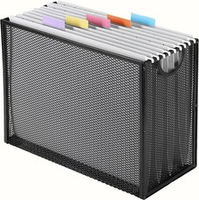 Sinboun Hanging File Organizer Letter-size File Holder Filing Box Incl