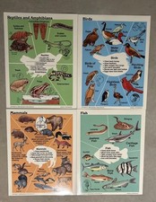 Vintage 1989 Animal- Vertebrates Posters McDo...