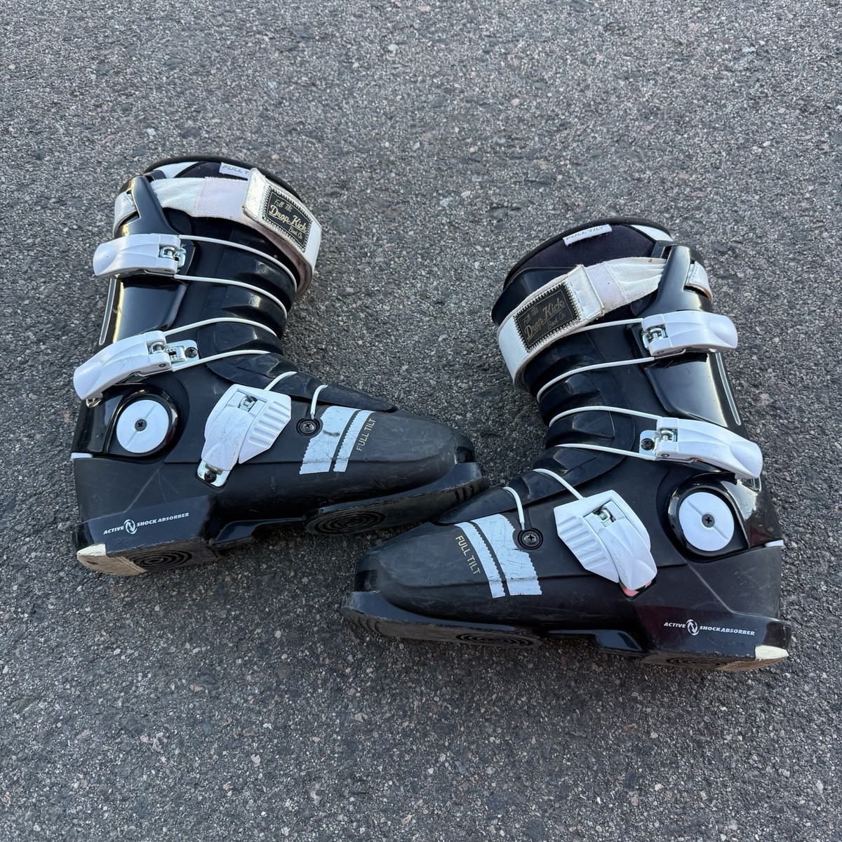 Full Tilt Drop Kick Ski Boots Size 27.5 Black White Mens | eBay
