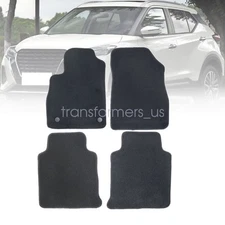 For 2018 2019 2020-2024 Nissan Kicks Front & Rear Floor Mats Carpet Black New