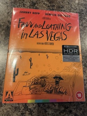 Fear and Loathing In Las Vegas Arrow Ltd Edition 4k Ultra HD Brand New Sealed
