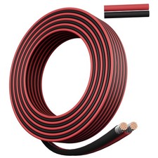 22 Gauge 2 Conductor Electrical Wire 50 Ft, 22 AWG Stranded Tinned Copper Low...