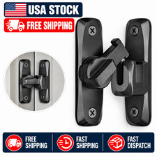 90180 Degree Flip Door Lock Latch Zinc Alloy Sliding Barn Door Safety Bolt