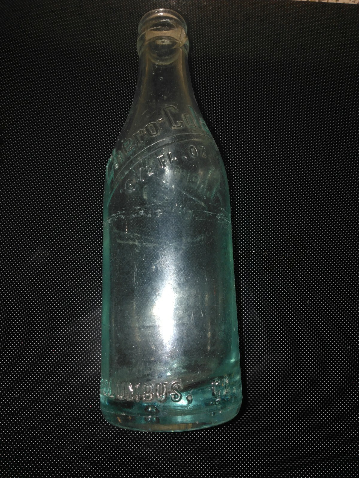 Vintage Chero- Cola 6 1/2 Oz. Soda Bottle Columbus, GA Light Green | eBay