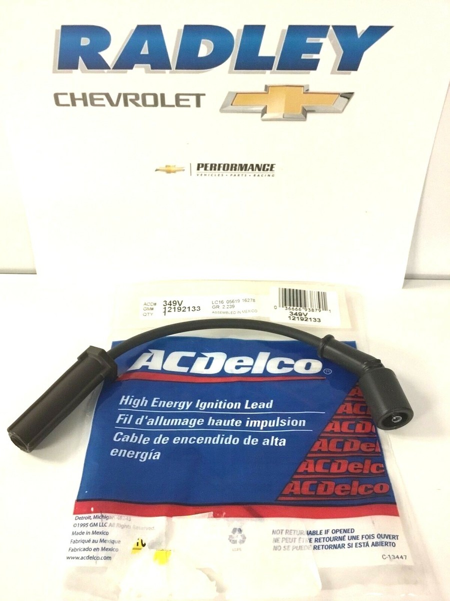 Spark Plug Wire ACDelco GM Original Equipment 349V CHEVROLET 12192133 B58 | eBay Spark Plug Wire ACDelco GM Original Equipment 349V CHEVROLET 12192133 B58 | eBay
