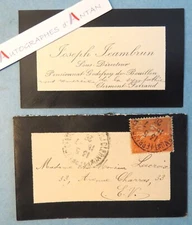 ● Joseph JEAMBRUN CDV 1926 Pensionnat Godefroy de Bouillon in Clermont-Ferrand