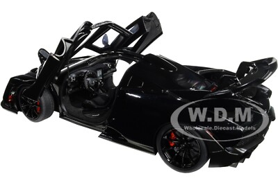 MCLAREN SENNA STEALTH COSMOS BLACK W/CARBON ACCENTS 1/18 MODEL CAR