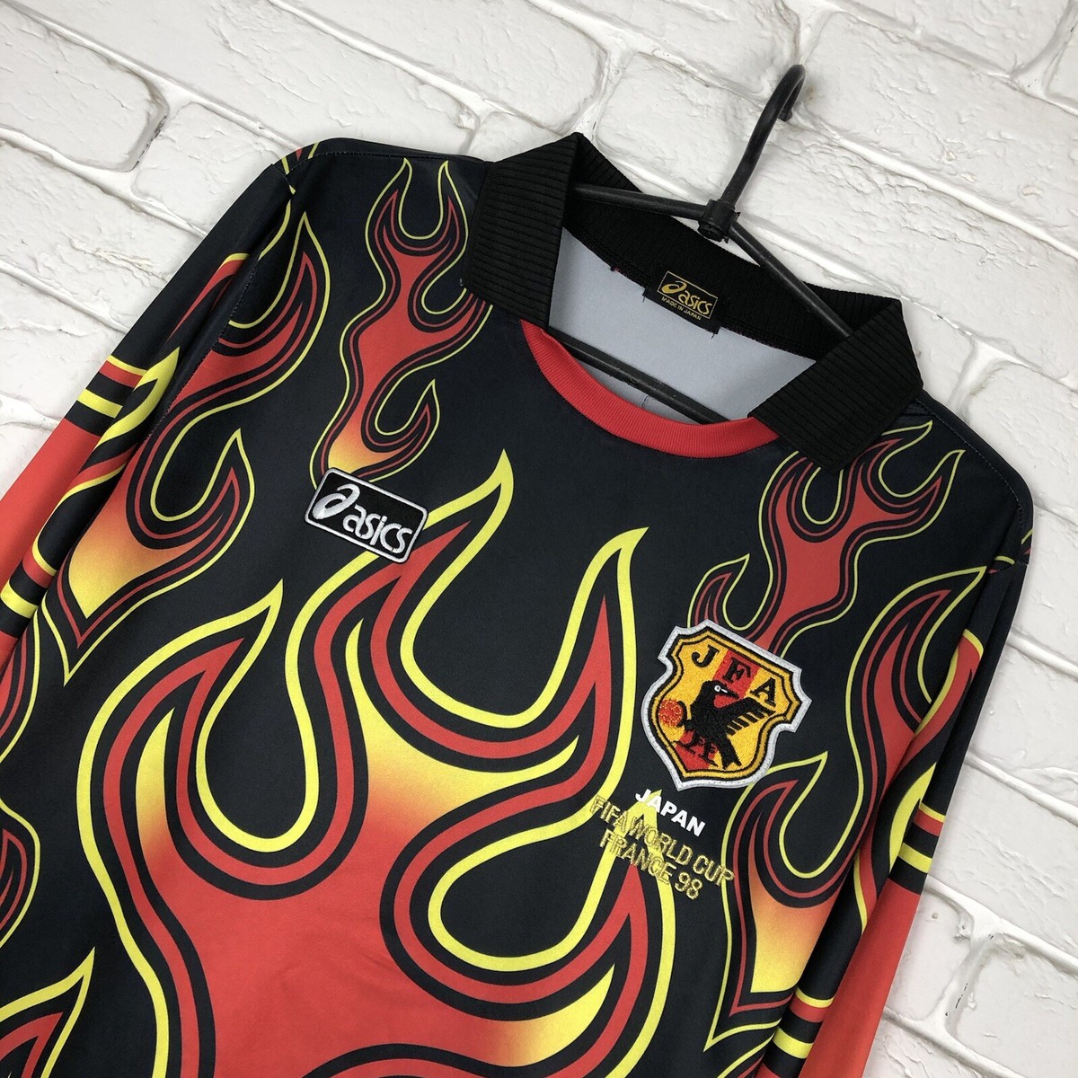 Japan National Team 1998 Goalkeeper Asics Vintage Soccer Japan National Team 1998 Goalkeeper Asics Vintage Soccer