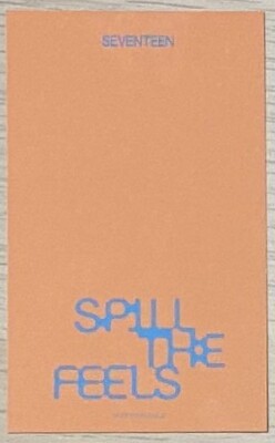 エスクプス　spill the feels ラキドロ　タワレコ SEVENTEEN エスクプス Spill the feels タワレコラキドロ - メルカリ