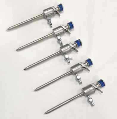 Laparoscopic Trocar Cannula 5mm Best Quality Reusable Surgical Instruments-5pc