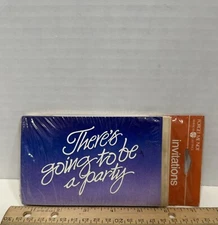 American Greetings Forget Me Not "There's Going to Be A Party Invitations New