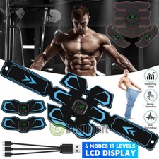 Abdominal exercise EMS Muscle Stimulator Belt Electric ABS Trainer Training Arms