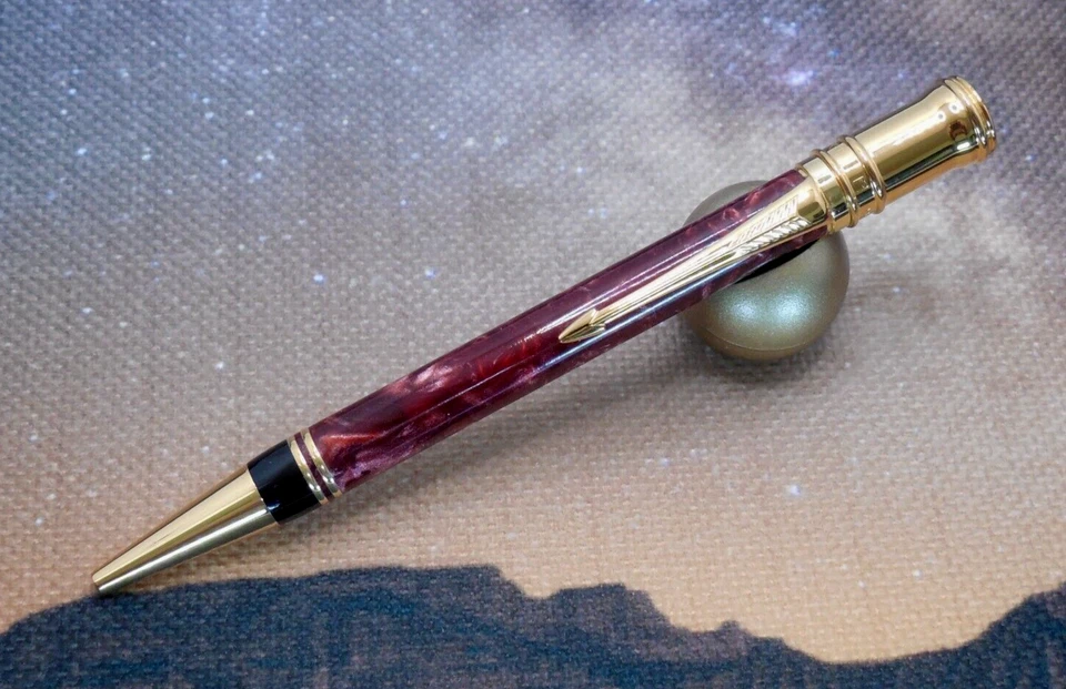 BOLÍGRAFO PARKER DUOFOLD ROJO/ORO NUEVO EN CAJA LOTE K48 Foto 3 de 4