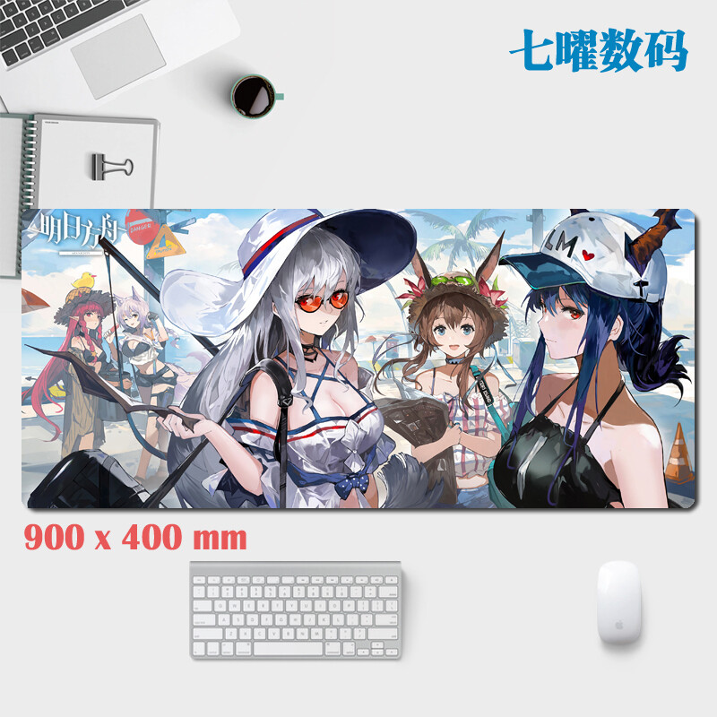 40×90cm Large Mouse Pad Arknights Anime Office HD Print Play Mat Mousepad #40