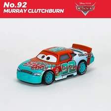 Mattel Disney Pixar Cars No.92 Murry Clutchburn 1:55 Diecast Car Toys, NEW Loose
