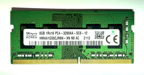 SK Hynix DDR4 8GB 1Rx16 PC4 3200AA SC0-12 SODIMM 1.2V Notebook Memory RAM 1x8GB