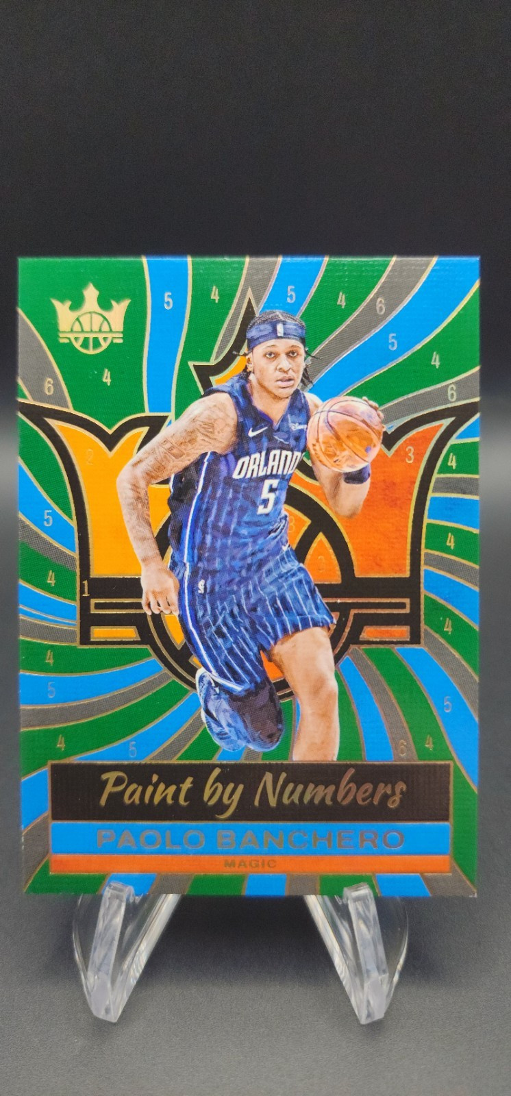 2024-25 PANINI COURT KINGS PAINT BY NUMBERS PAOLO BANCHERO Case Hit SSP