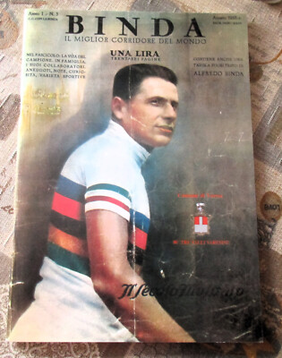 BINDA the best runner in the world + 15 POSTCARDS LETTERS WITH STAMP