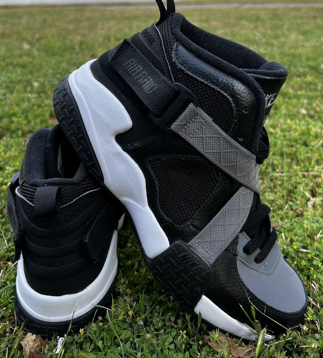 Nike Air Raid Boys Gray & Black Youth Sneakers Shoes Youth Nike Air Raid Boys Gray & Black Youth Sneakers Shoes Youth