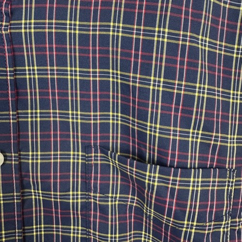 UNTUCKit Talty Long Sleeve Button Up Plaid Polyester Regular Fit Blue Size XL - Picture 3 of 6