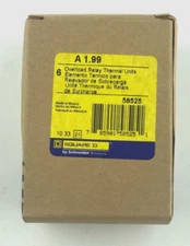 Square D A1.99 Overload Relay Thermal Unit set of 6