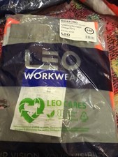 HI VIZ LEO WORKWEAR LEO WORKWEAR BIDEFORD CARGO TROUSERS 34R