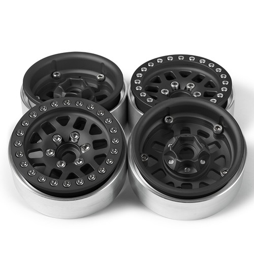 4PCS 1.9" Beadlock Wheel Rim for 1/10 RC Axial SCX10 TRX-4 90046 /47 D90 Crawler - Picture 11 of 11