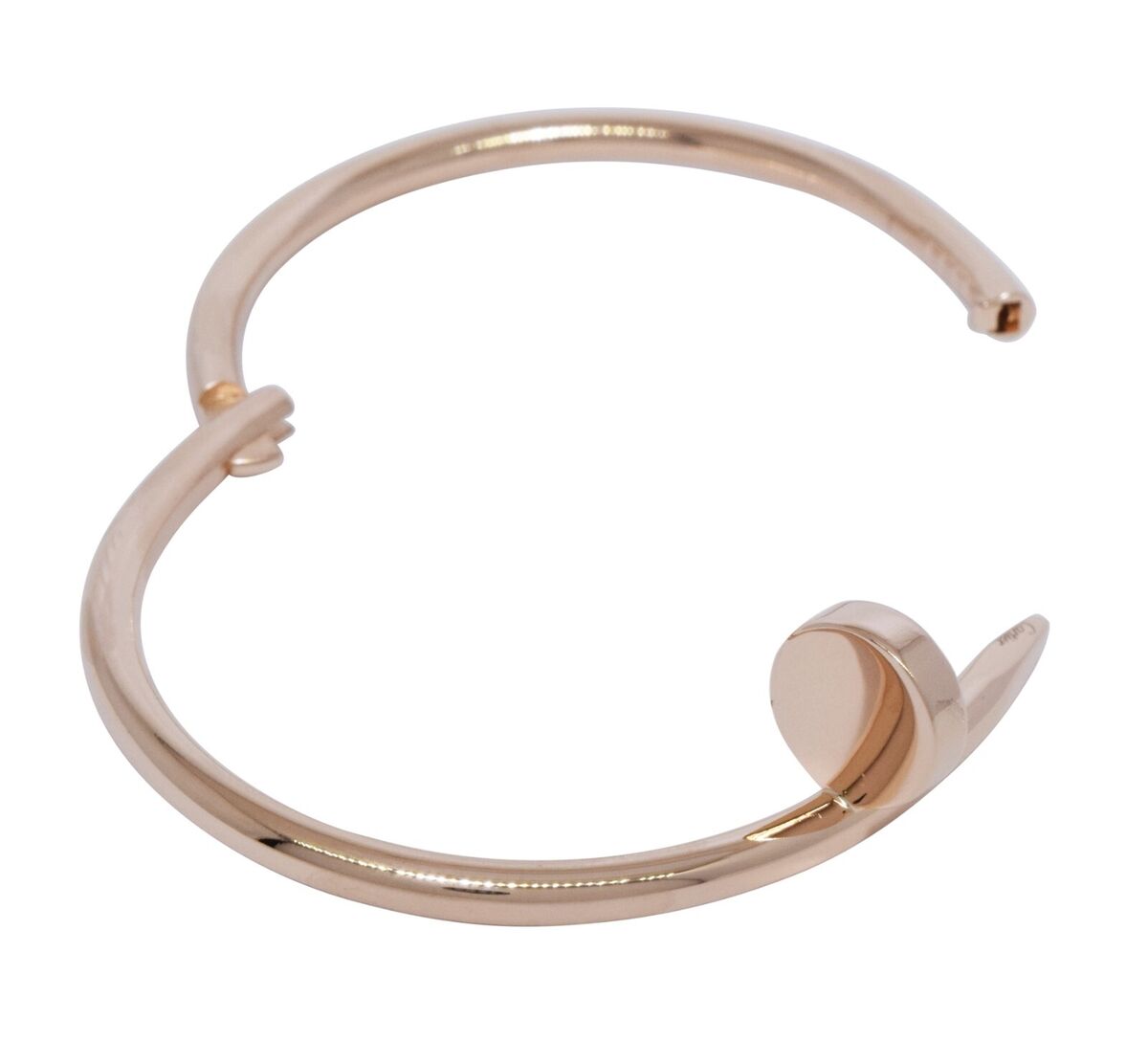 Cartier Juste Un Clou 18k Rose Gold Nail Bracelet Size 16 B Cartier Juste Un Clou 18k Rose Gold Nail Bracelet Size 16 B