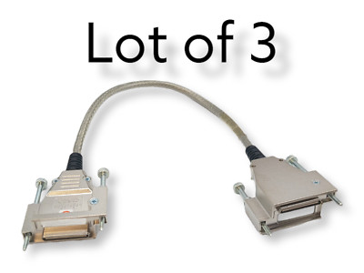 (LOT OF 3) CISCO SYSTEMS 72-2632-01 Stacking Cable - w/ WARRANTY!!