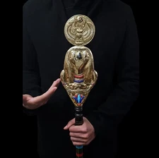 Ancient Egyptian Stick Was sceptre for God Ra , Was-scepter , Handmade Stick