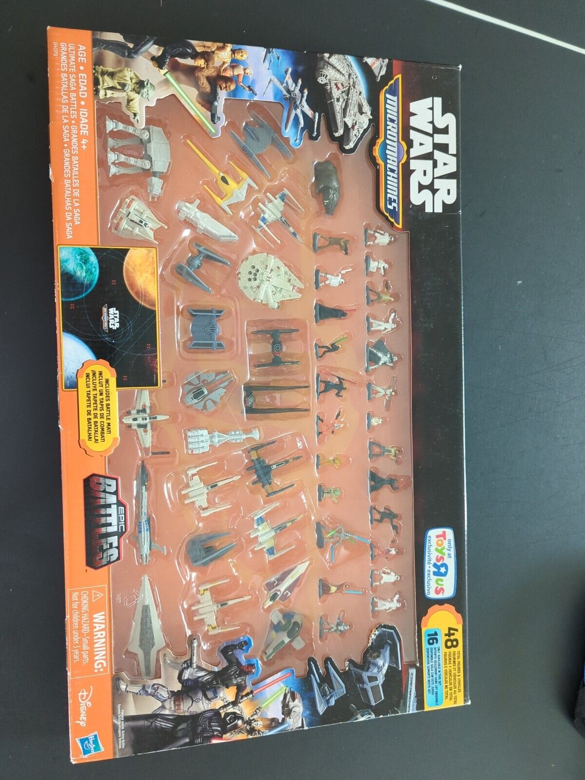 STAR WARS MICRO MACHINES TOYSRUS 48 TOTAL FIGURE & VEHICLES EPIC