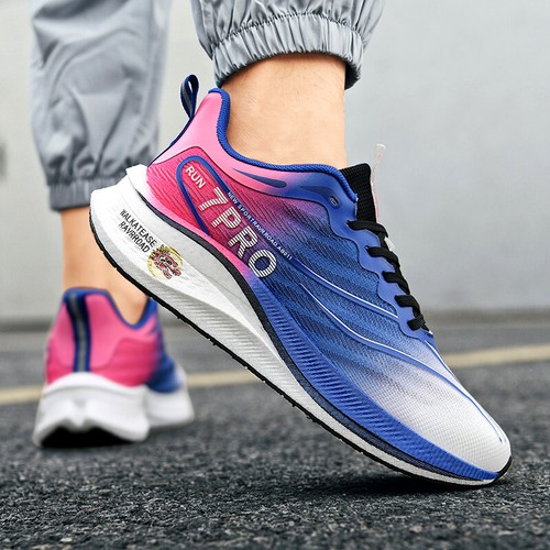 Men's Marathon Racing Shoes Carbon Plate Sports Running Shoes Cushioned Athletic - Picture 5 of 11