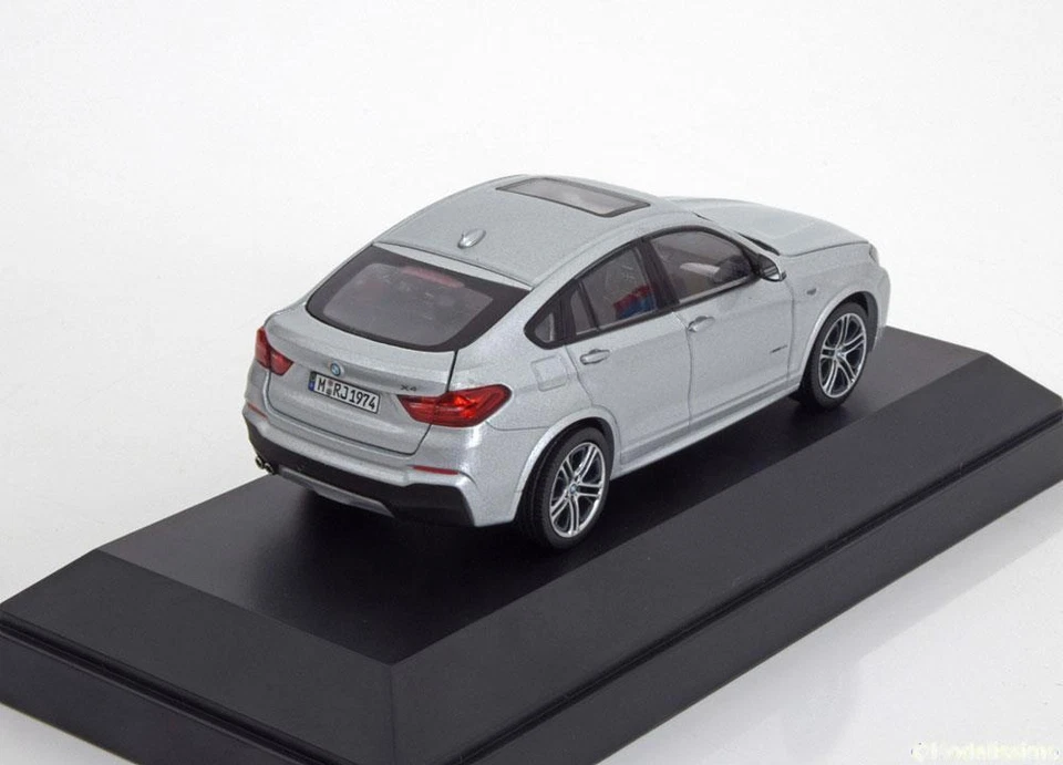 BMW X4 F26 2015 Argento Herpa 80422348787 1/43 Modello Die Cast LHD - Immagine 3 di 3