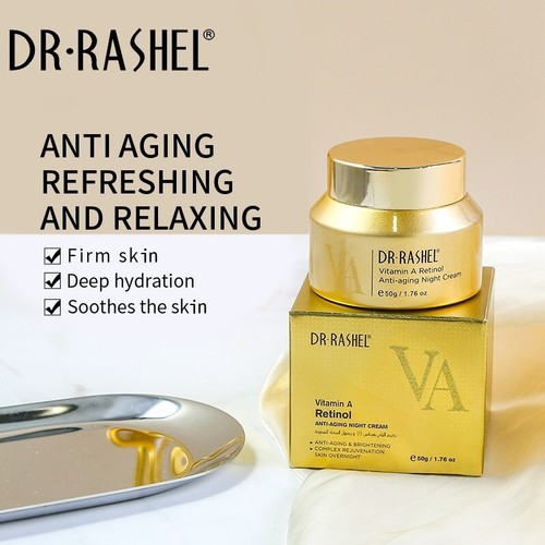 DR RASHEL Vitamin A Retinol Anti-Aging Night Cream Lifting Night 50g - Picture 3 of 5