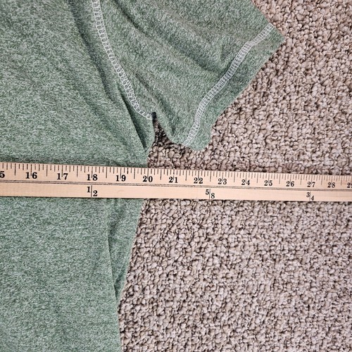 GT Revolution Shirt Mens Large Short Sleeve Henley Green - Picture 7 of 7