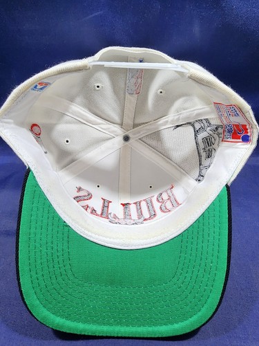 Vintage Sports Specialties Chicago Bulls Mütze Laser Schatten Druckknopflasche Kappe - Bild 6 von 10