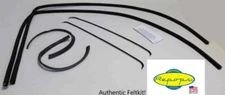 47 48 49 59 Chevy GMC 2-Door Truck Door Window Felt Fuzzies Rubber Seal 6 Pc Kit