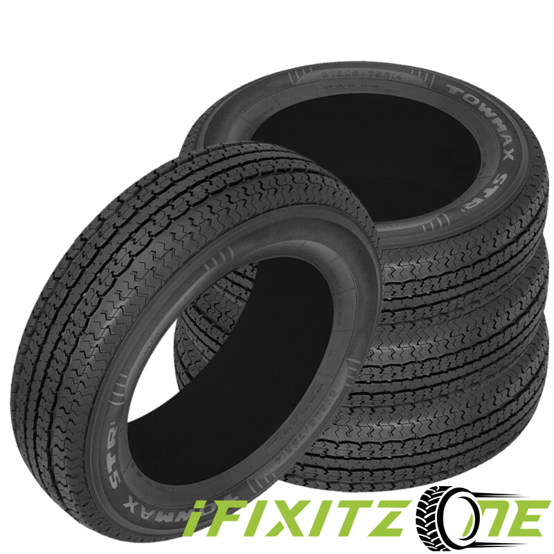 4 Towmax STR II ST 205/75R14 8 PLY Load Range D Steel Belt Radial