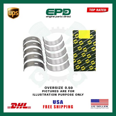 CRANKSHAFT MAIN BEARING SET 0.5 FOR KIA HYUNDAI SENTA FE D4HA D4HB 2.0 2.2 CRDi