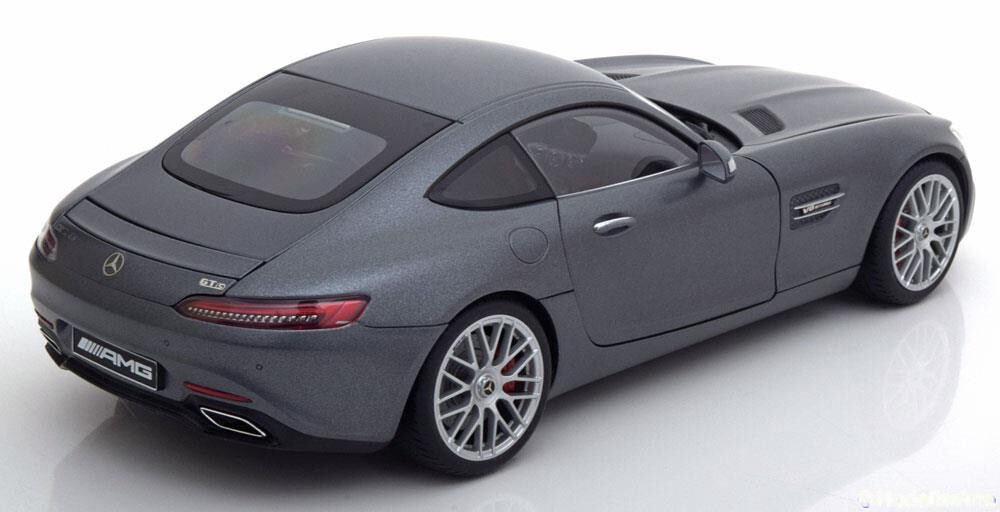 MERCEDES AMG GT S Matt Grey 1/18 Model Car by AUTOart 76312 for