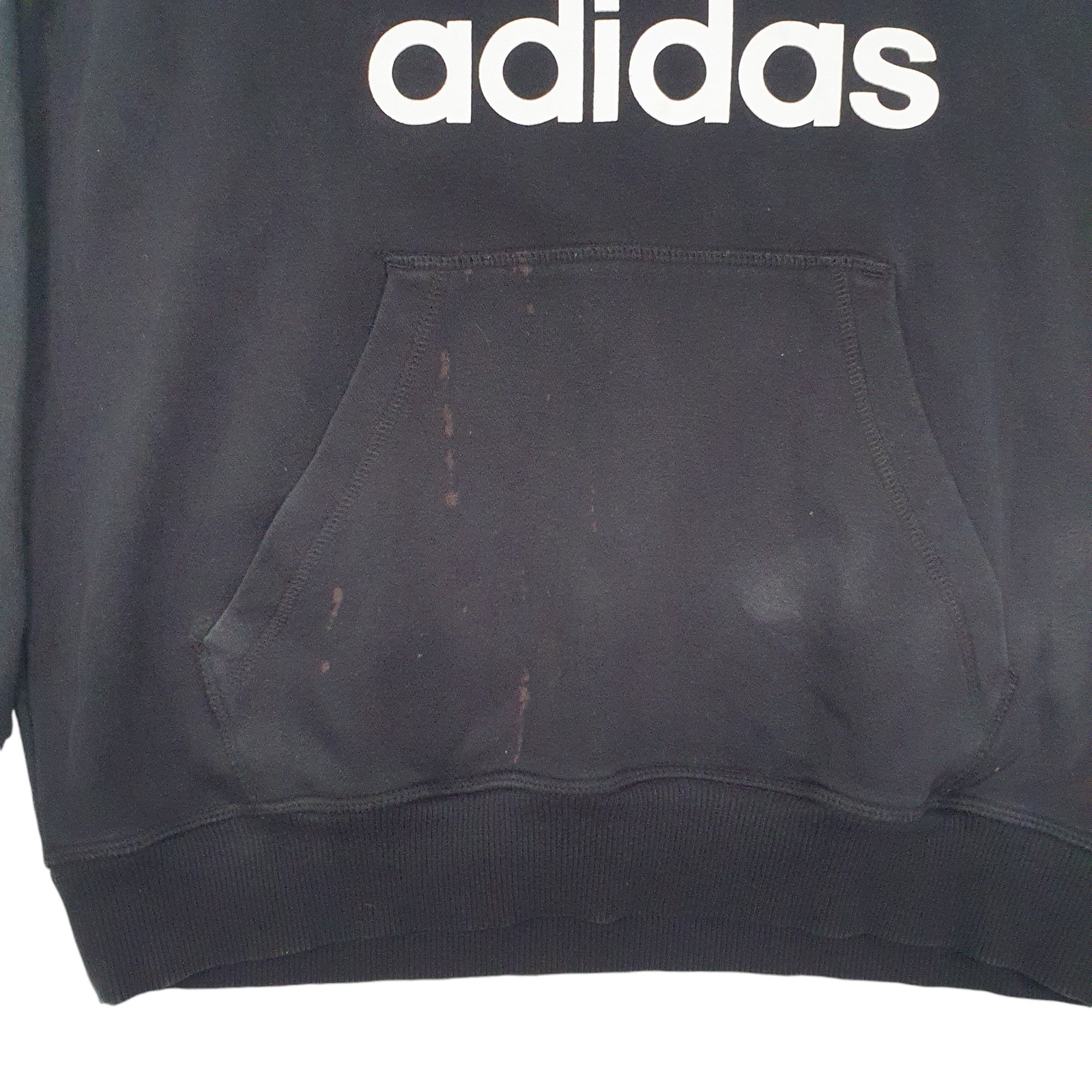 ADIDAS Full Zip Cotton Blend Jumper Sweatshirt Mens M image 4