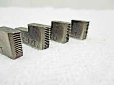 Toledo-Beaver 1/8" NPT Pipe Die Nos. 00-11-12 Set of 4  #83848