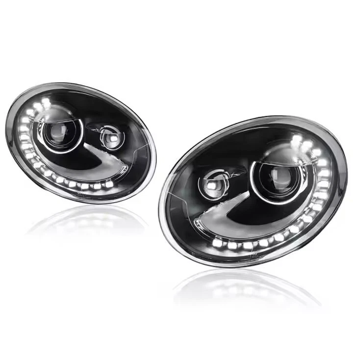 Conjunto de faros LED de repuesto haz alto bajo para Volkswagen Beetle 2013-2019 Foto 4 de 4
