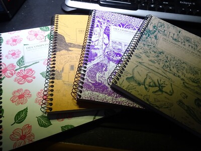 Decomposition Beautiful  Notebooks, Variety, 4-Pack, Perf Pages, 80 Sheets