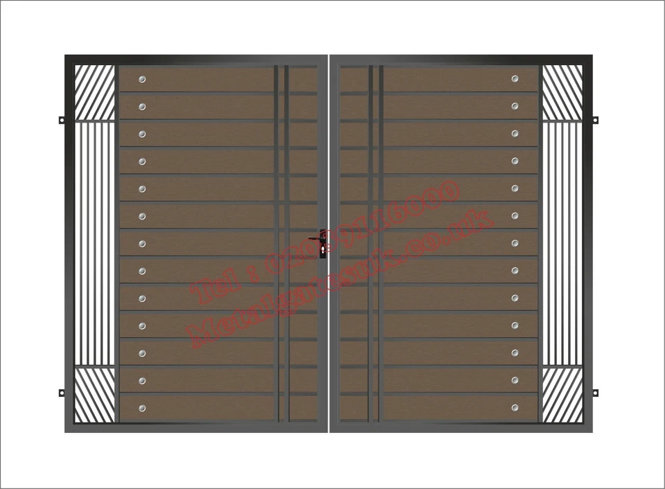 DRIVEWAY GATES/COMPOSITE WOOD GATE / METAL GATE/BI FOLD GATES/ HEAVY METAL GATE! - Image 2 of 3