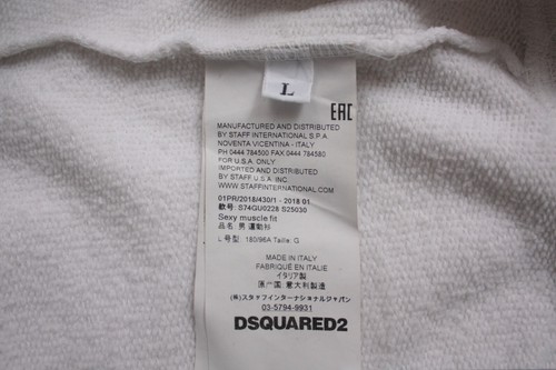 Dsquared2 White Crew Neck Sweatshirt - Picture 6 of 7