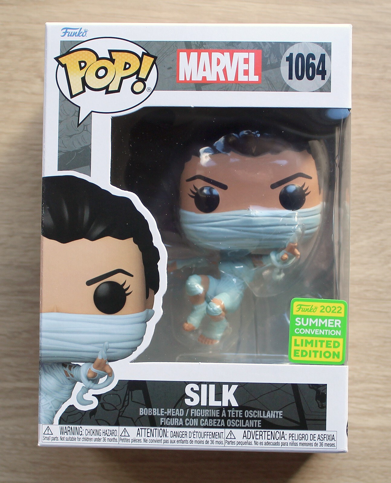 Funko Pop Marvel Spider-Man Seda Sdcc + Protector Gratuito