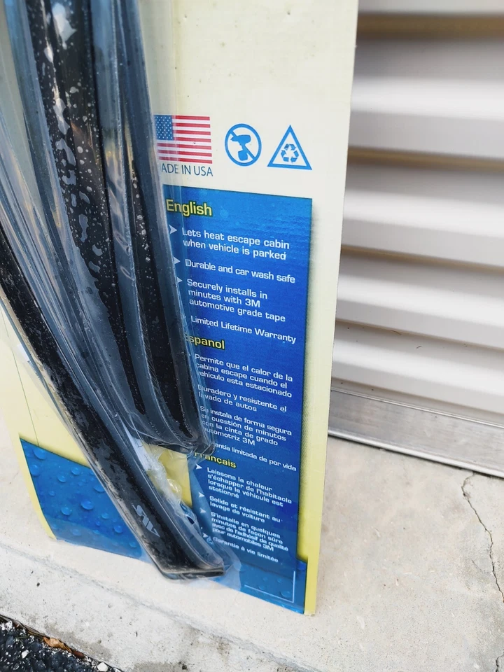 Deflector de ventilador AVS 94051 para Hyundai 00-05 Accent Sedan 4 piezas Foto 4 de 4