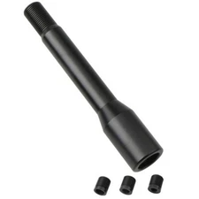 6.7In Car Gear Shift Rod Aluminum Manual Extender Extension Shifter Lever Black