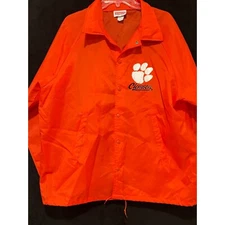 Hartwell Clemson Tigers Jacket NCAA College Football Orange XL